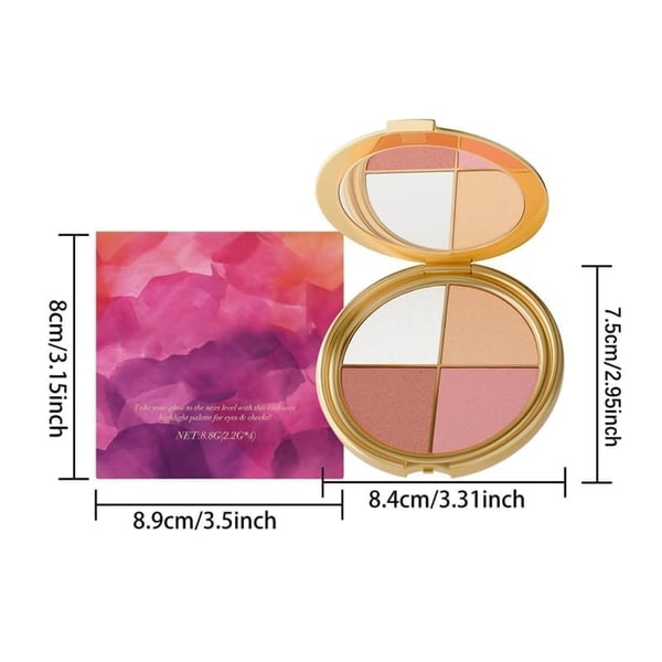 All-in-One Highlight, Eyeshadow & Blush Palette