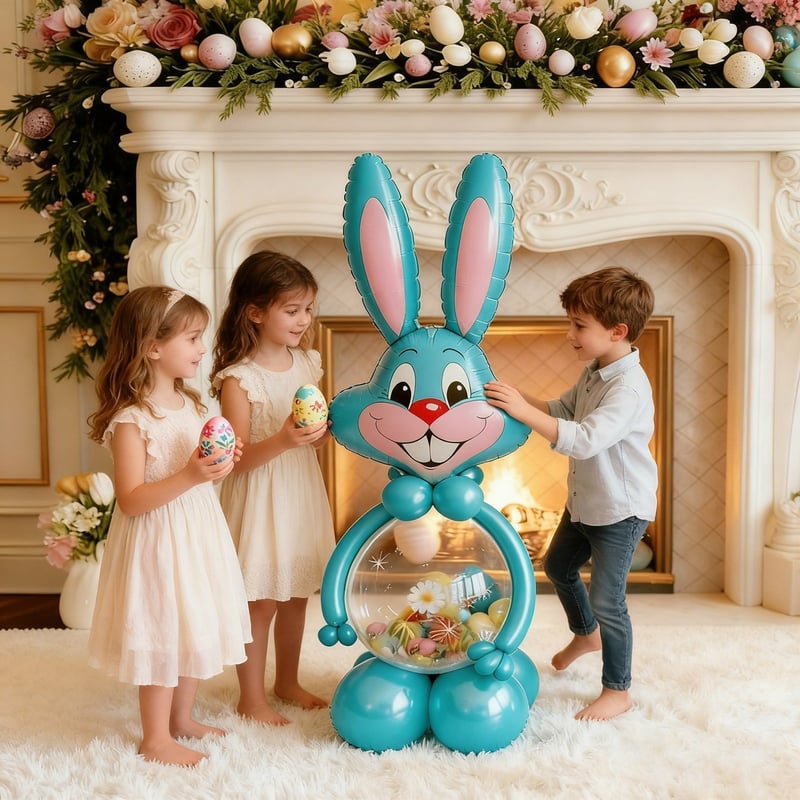 Easter Bunny Balloon Set