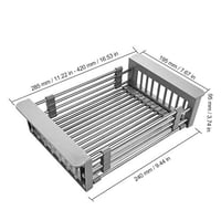 Escurridor de cocina retráctil