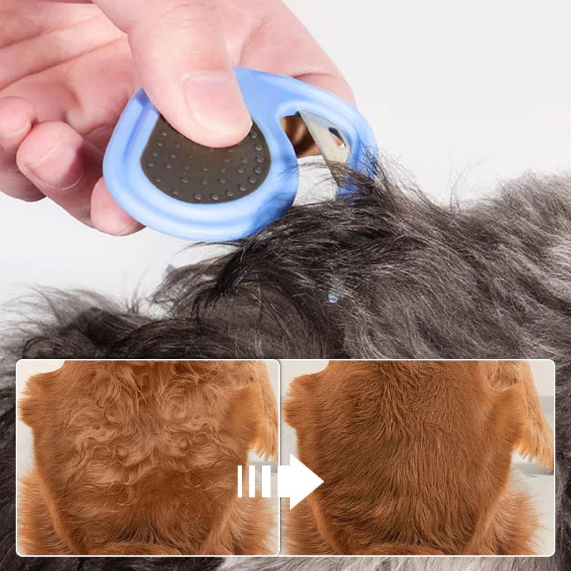 Couteau de toilettage pour animaux à poils longs