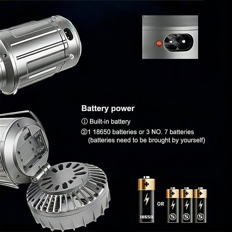 6 in 1 Portable Solar LED Camping Lantern