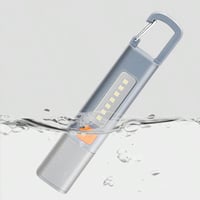 Superkraftig friluftsliv lommelygte med krog