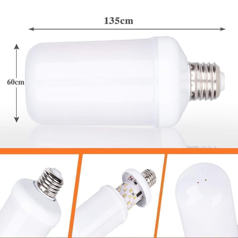 Hirundo® LED Flame Light Bulb with Gravity Sensor