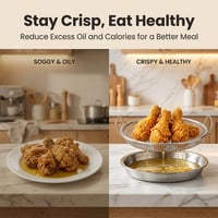 Oil Draining & Food Strainer Tray