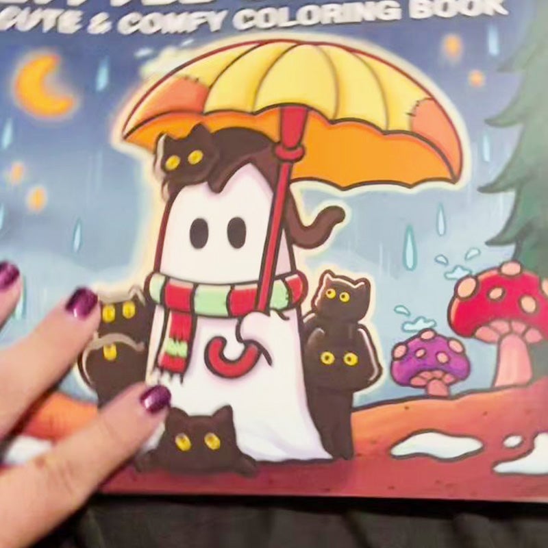 Spooky Cutie Coloring Book Paperback（🔥Christmas Sale 50% Off）
