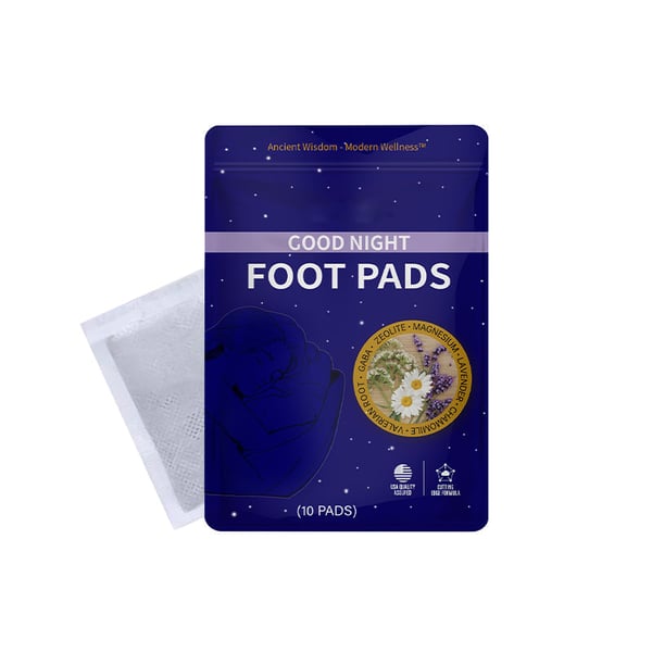 Parches desintoxicantes a base de hierbas para los pies