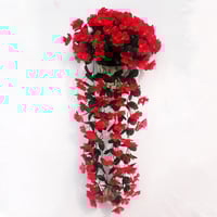 Levendige kunstmatige hangende orchideeën tros