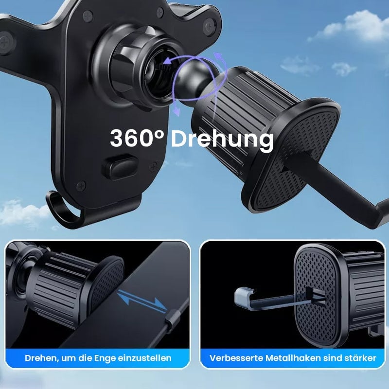 🎁Neujahrsverkauf - 50 % RABATT🎉Luftauslass Autotelefonhalter
