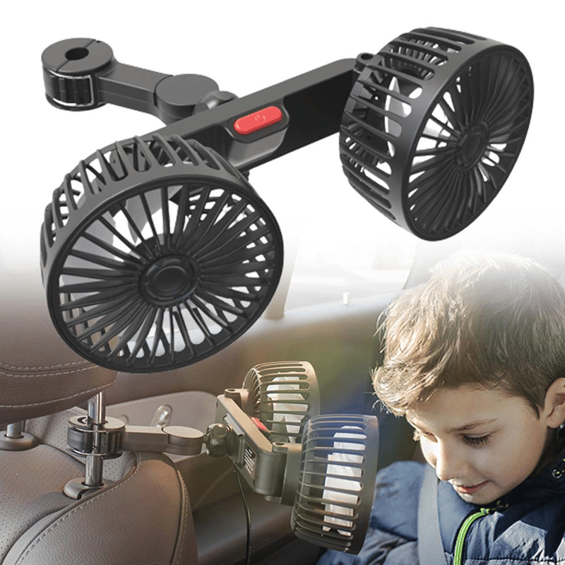 Elektrischer Doppelkopflüfter für die Rückseite des Autos