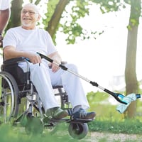 Opvouwbare grijper met 360° draaibare clip