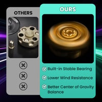 Magnetic Fidget Spinner with Transforming Armor