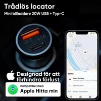 Billaddare med GPS-spårning