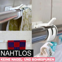 🪝Nagelfreie verstellbare Stangenhalter