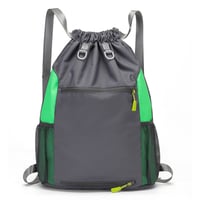 Einfarbiger Sportrucksack mit Kordelzug aus Nylon
