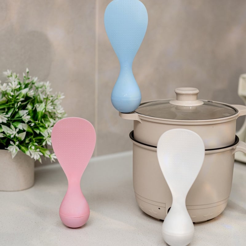 Non-Tipping Standable Rice Scoop