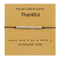 Funny Morse Code Couple Bracelet