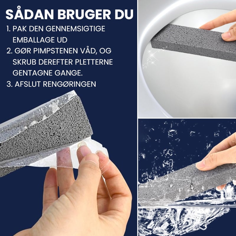 Kraftigt rengørende pimpsten (10 stk)
