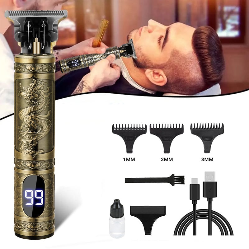 Knurled Handle Electric Hair Clipper