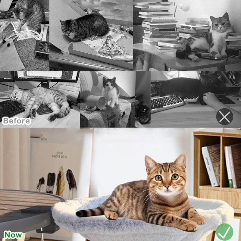 Ergonomic Desk Cat Bed For Office