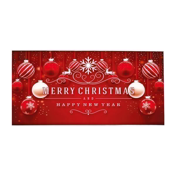 Schnee Garagentor Fahne Ornament