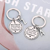 SANK® Porte-clés À MON FILS / MA FILLE（French keychain）