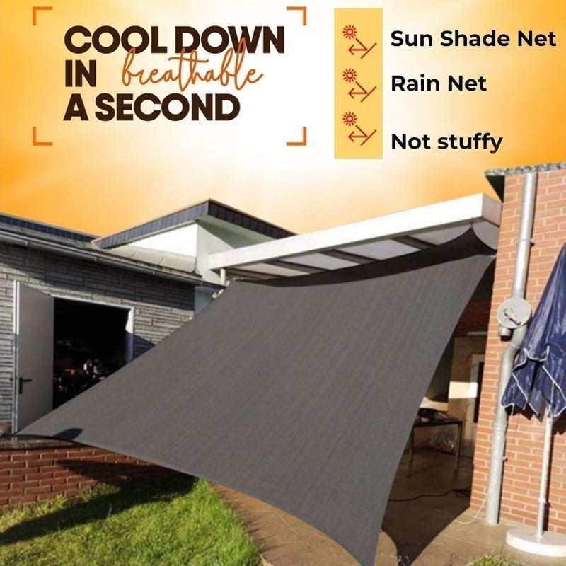 ⚡upgraded-Courtyard Sunshade Net