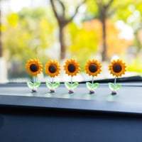 Schattig zonnebloem auto-ornament