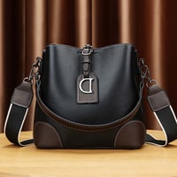 Nischen-Umhängetasche aus PU-Leder für Damen👜
