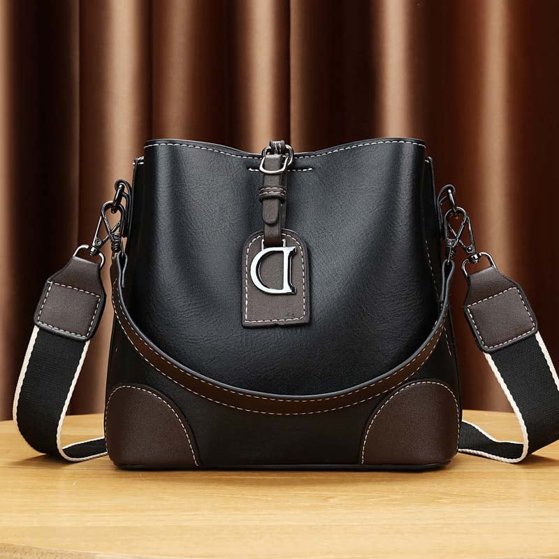 Nischen-Umhängetasche aus PU-Leder für Damen👜