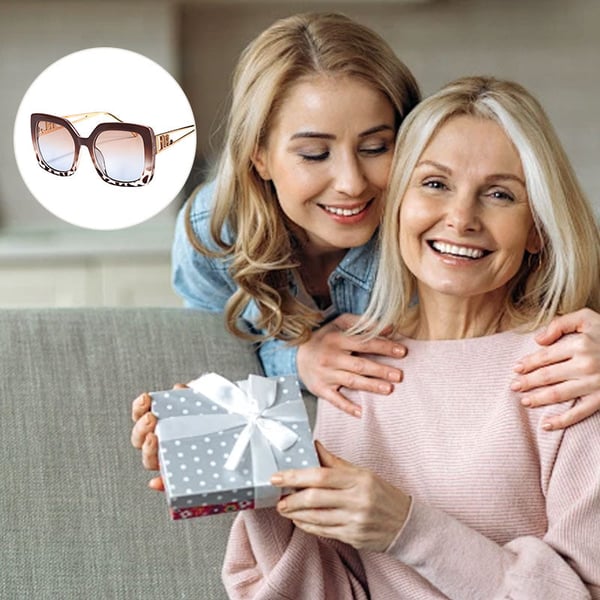 Unisex Vintage Trendy Large Frame Sunglasses