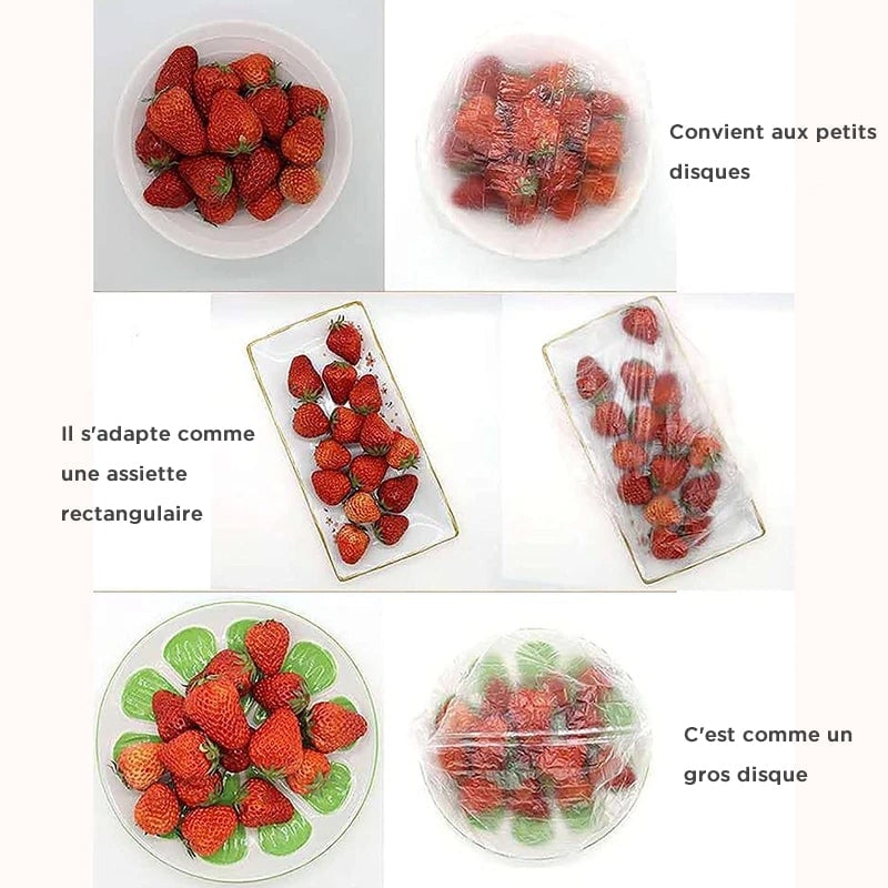 Couvertures Alimentaires Jetables Sacs de Conservation Frais 