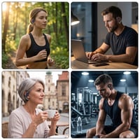 Ear-Hook Wireless Bluetooth Bone Conduction Headphones