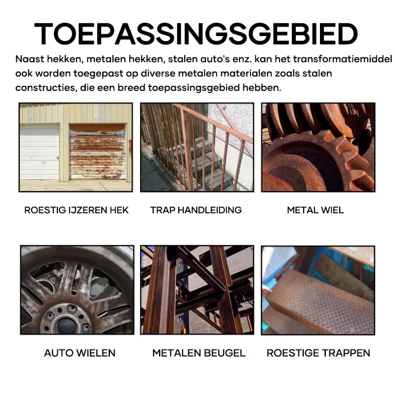 Multifunctioneel metaalroestverwijderings- en conversiemiddel