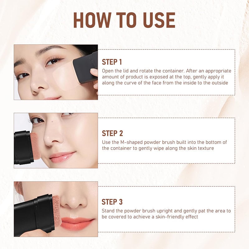 Eraser Foundation Stick with Brush