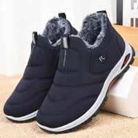 Couple's winter velvet and thick cotton shoes