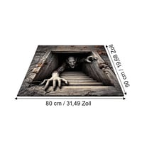 Halloween-Horror-Fußmatte