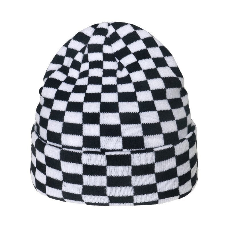 Warm Animal Print Knit Hat