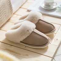 Plush Thermal Non-Slip Home Slippers