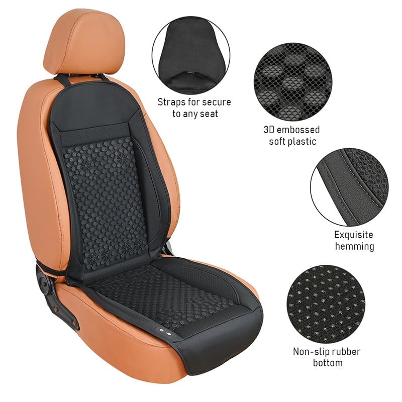 Sakerplus® Cooling Car Seat Cushion with Ventilation & Massage