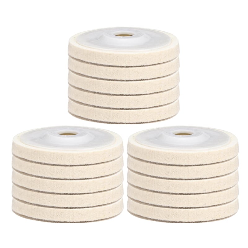 Sakerplus Wool Felt Polishing Wheel Disc