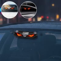 Solarbetriebene LED-Warnleuchte fürs Auto