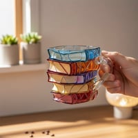 Håndmalt Bok-Kaffekopp