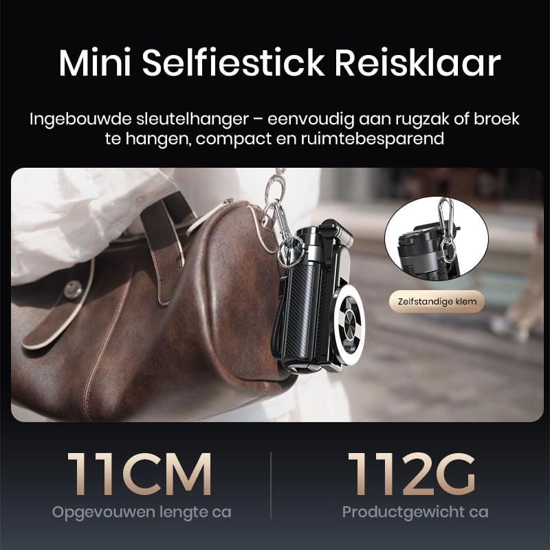 Magnetische Pocket Selfiestick
