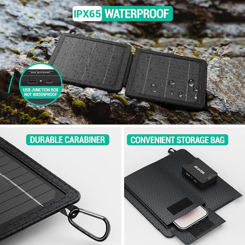 Saker 10W Fast Charging Portable Solar Charger