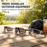 Leichte photochromatische Fahrradbrille