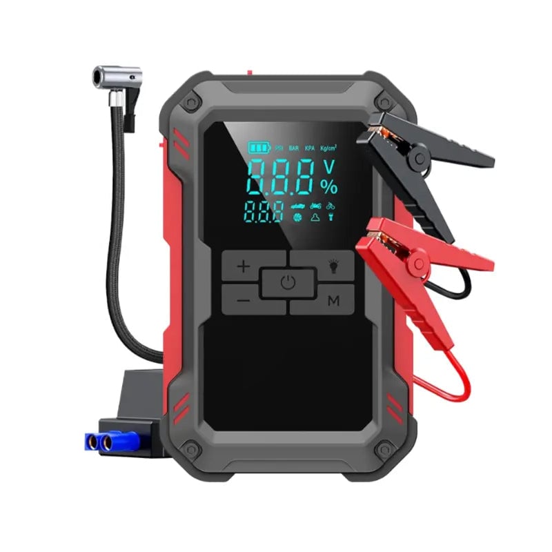 Portable Car Jump Starter and Tire Inflator All-in-One