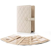 Étui de rangement de bijoux portable en cuir