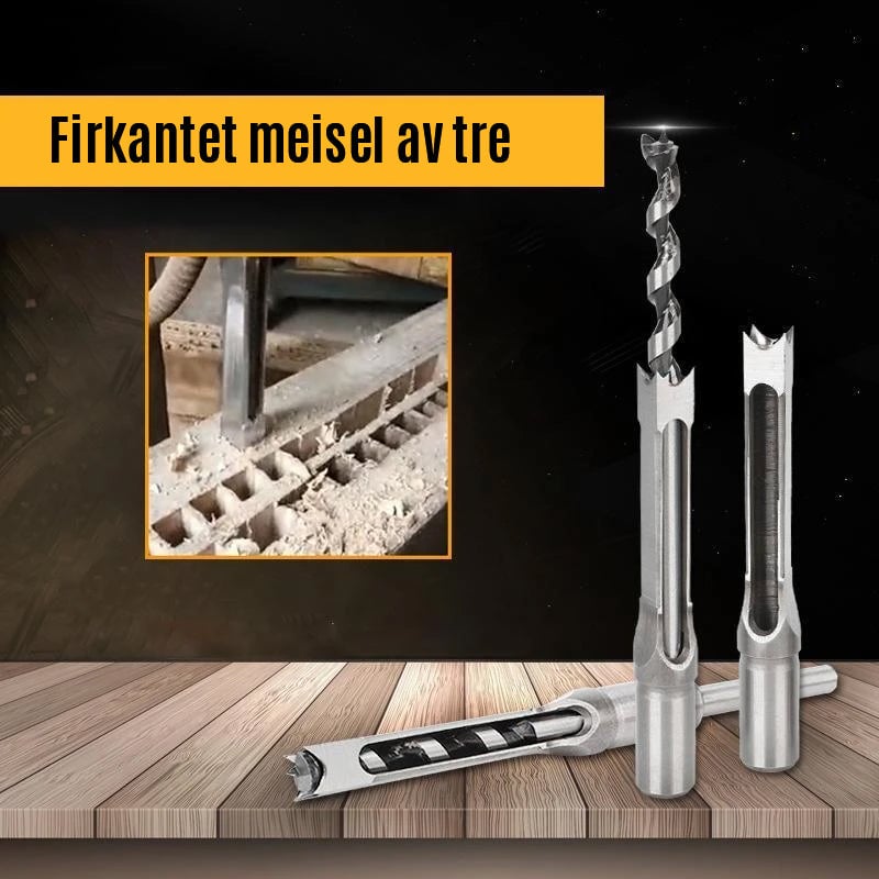 Fyrkantig trämejsel