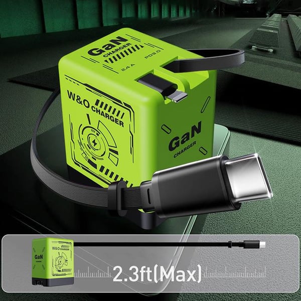 120W GaN dual-port PD fast charging head