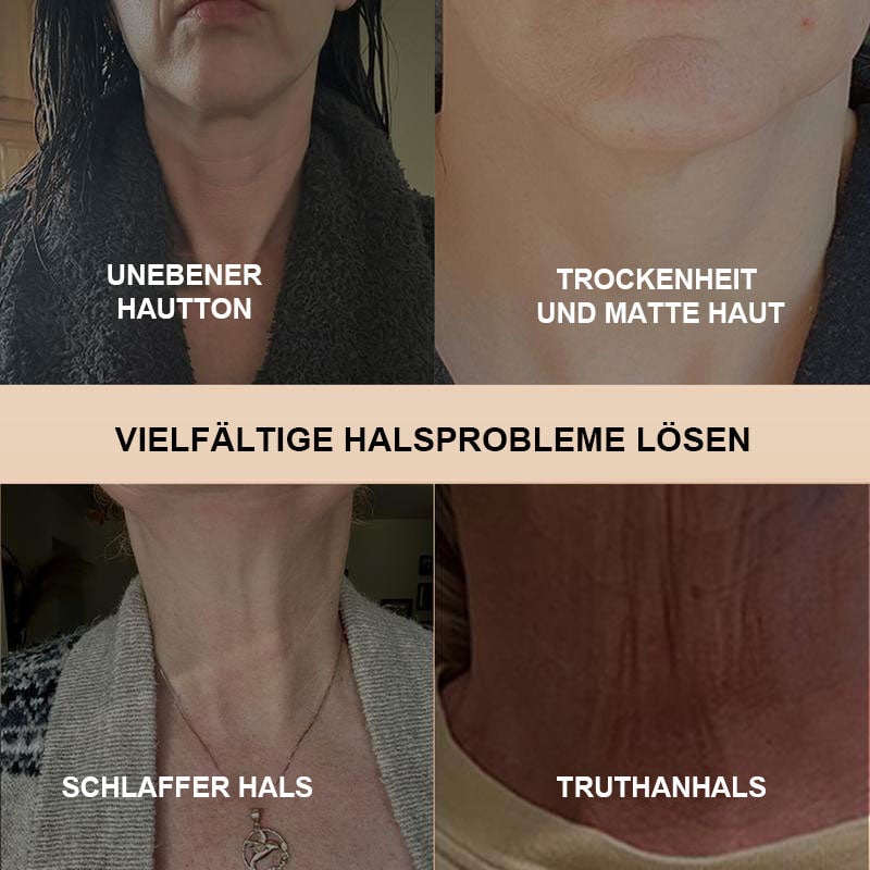 Straffende und hebende Halscreme